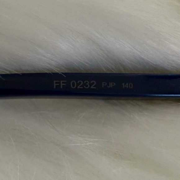 Fendi FF 0232 PJP Eyeglasses and Case | Blue Frame Made in Italy | Authenticated main image 6